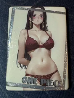 Goddess Red Bikini Hancock Maiden Preimium Thick Card Waifu Doujin One Piece - Image 1
