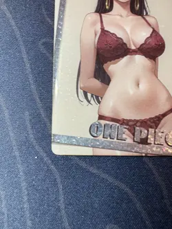 Goddess Red Bikini Hancock Maiden Preimium Thick Card Waifu Doujin One Piece - Image 5
