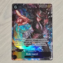 Rob Lucci (092) (Alternate Art) OP03 One Piece Card Game Pillars of Strength - Image 1