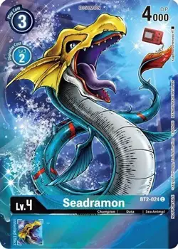 Seadramon (25th Special Memorial Pack) BT2-024 Digimon Card Game Xros Encounter - Image 1