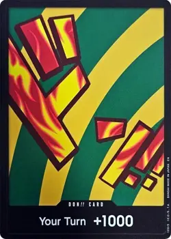 DON!! Card (Hannyabal) FOIL OPCG One Piece Card Game PRB-02 Premium Booster - Image 1