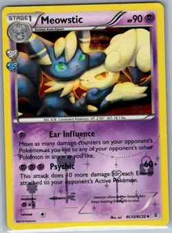 Meowstic RC15/RC32 Reverse Holo Generations: Radiant - Pokemon Card - NM - Image 1