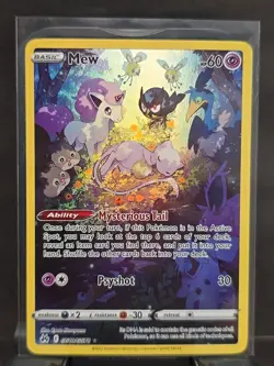 Pokemon TCG Crown Zenith: Galarian Gallery Mew GG10/GG70 Holo Card - Image 1