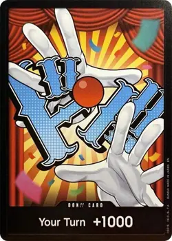 DON!! Card (Buggy) FOIL OPCG One Piece Card Game PRB-02 Premium Booster - Image 1