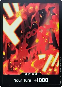 DON!! Card (Dragon) FOIL OPCG One Piece Card Game PRB-02 Premium Booster - Image 1
