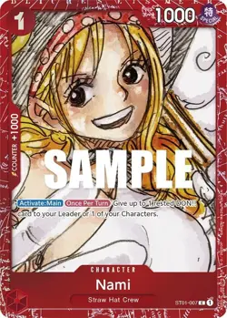 Nami C ST01-007 Premium Card Collection ONE PIECE FILM RED Edition - Image 1