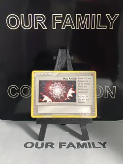 POKEMON CARD - MAX REVIVE TRAINER 3/8 - TRADING FIGURE GAME - ( 2007 ) LP - Image 1