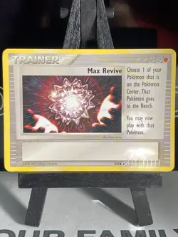 POKEMON CARD - MAX REVIVE TRAINER 3/8 - TRADING FIGURE GAME - ( 2007 ) LP - Image 3