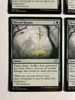 4x Mtg Modern Horizons 2 Blessed Respite NM/M Magic The Gathering - Image 2