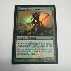MTG Foil Elves Of Deep Shadow NM Ravnica Magic the Gathering 161/306 - Image 1