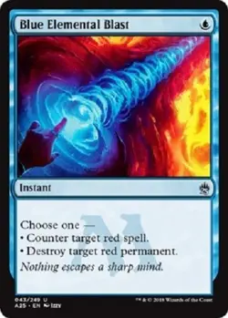Blue Elemental Blast uncommon Masters 25 MTG Magic The Gathering - Image 1