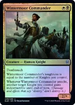 wintermoor Commander foil uncommon Throne of Eldraine MTG - Image 1