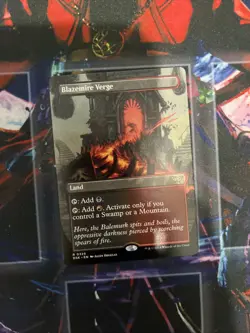 Blazemire Verge (Borderless) Duskmourn: House of Horror Regular - Image 1