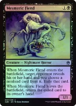Mesmeric Fiend - Foil uncommon Masters 25 MTG Magic The Gathering - Image 1