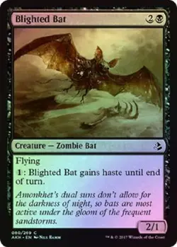 Blighted Bat - Foil common Amonkhet MTG Magic The Gathering - Image 1