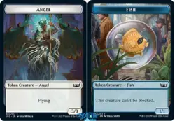 Angel 002 Fish 004 Foil Token Streets of New Capenna MTG SNC - Image 1