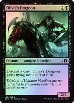 Olivia's Dragoon - Foil common eldritch moon MTG Magic The Gathering - Image 1