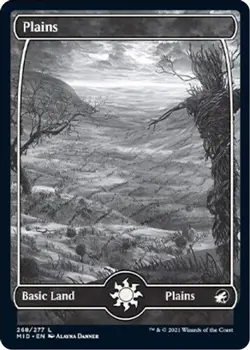 Plains Basic Land 268/277 FOIL Innistrad: Midnight Hunt MID - Image 1