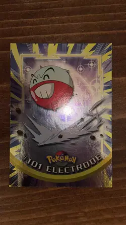 1999 Topps Pokemon #101 Electrode Holo Foil Blue Logo - Image 2