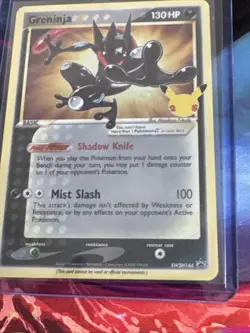 Pokemon TCG Greninja Gold Star SWSH144 - Celebrations Black Star Promo - Sealed - Image 3