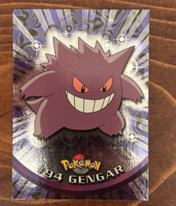 1999 Topps Pokemon #94 Gengar Holo Foil Blue Logo - Image 1