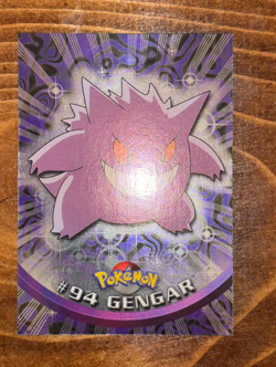 1999 Topps Pokemon #94 Gengar Holo Foil Blue Logo - Image 2