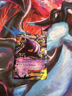 2014 Pokemon Phantom Forces (French) Ectoplasma ex #34/119 Gengar - Image 4
