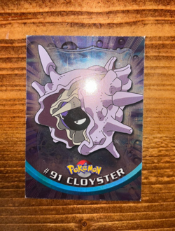 1999 Topps Pokemon #91 Cloyster Holo Foil Blue Logo - Image 2
