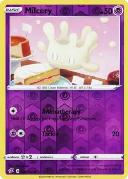 Milcery - 86 192 Common Reverse Holo Rebel Clash Pokemon Trainer's Toolkit - Image 1