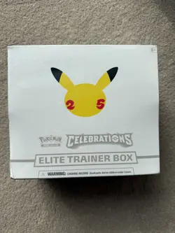 Pokemon Celebrations Elite Trainer Box ETB 25th Anniversary Sealed (Small tear) - Image 1