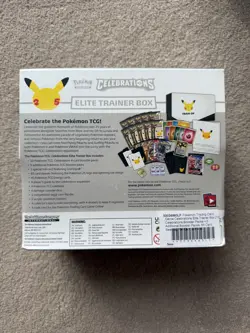 Pokemon Celebrations Elite Trainer Box ETB 25th Anniversary Sealed (Small tear) - Image 2