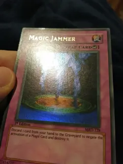 Yugioh Magic Jammer MRD-128 Ultra Rare 1st Ed American Slightly Faded Misprint - Image 2