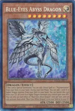 Blue-Eyes Abyss Dragon RA01-EN016 Prismatic Collector's Rare Yugioh 25th Anniv - Image 1