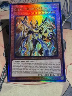 Yugioh Asian English AGOV-AE011 Imsety, Glory of Horus Ultimate Rare NM - Image 3