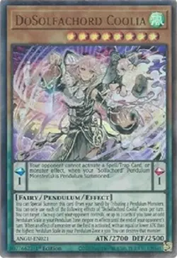 DoSolfachord Coolia ANGU-EN021 Ultra Rare Ancient Guardians yugioh - Image 1