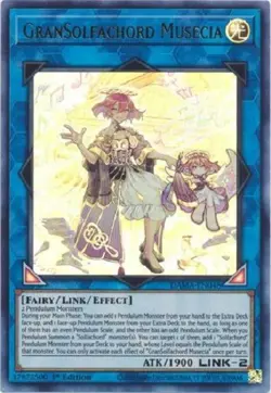 GranSolfachord Musecia - DAMA-EN048 Ultra Rare Yugioh Konami Dawn of Majesty - Image 1