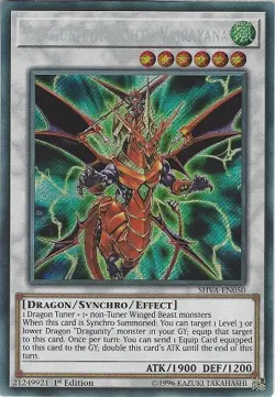 Dragunity Knight - Vajrayana - SHVA-EN050 - Secret Rare 1st Ed Yugioh Konami - Image 1