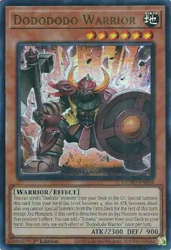 Dodododo Warrior DUAD-EN004 Ultra Rare YGO Yugioh Duelist's Advance - Image 1