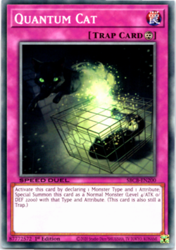 QUANTUM CAT SBCB-EN200 - Common - 1st Edition Yugioh - Image 1