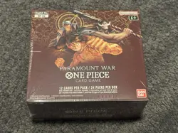 One Piece OP-02 Paramount War Booster Box English Sealed New - Image 1