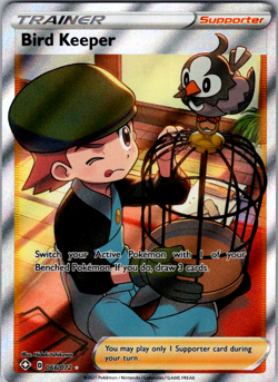 Bird Keeper - 066/072 - Pokemon Shining Fates Sword Shield Full Art Rare Card NM - Image 1