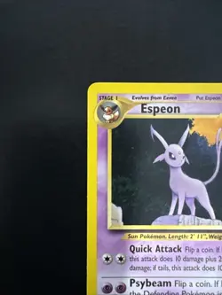 Espeon 20/75 Pokemon Neo Discovery Non-Holo Rare Card TCG - Image 5