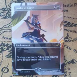Sokka's Charge (Borderless) Regular: Avatar ATLA Eternal-Legal MTG (NM) - Image 1