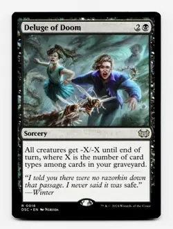 Deluge of Doom [Commander: Duskmourn: House of Horror] MTG 💀 - Image 1