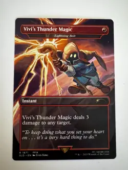 Vivi's Thunder Magic - Lightning Bolt Secret Lair Drop Regular - Image 1