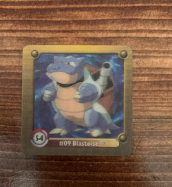 Pokemon Action Flipz - Series One - Artbox - 3D - S-4 - #09 Blastoise - Image 1