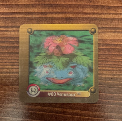 Pokemon Action Flipz - Series One - Artbox - 3D - S-2- #03 Venusaur - Image 1