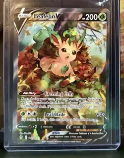 Leafeon V 167/203 Alt Art Evolving Skies Pokemon TCG 2021 NM! 💎 - Image 1