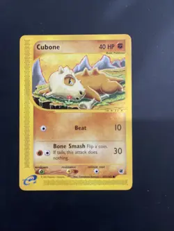 Pokemon TCG Cubone Expedition Base Set 103/165, Regular Common - Image 1
