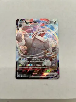 Pokemon TCG Aggron Vmax 097/172 SWSH09: Brilliant Stars Ultra Rare Near Mint - Image 2